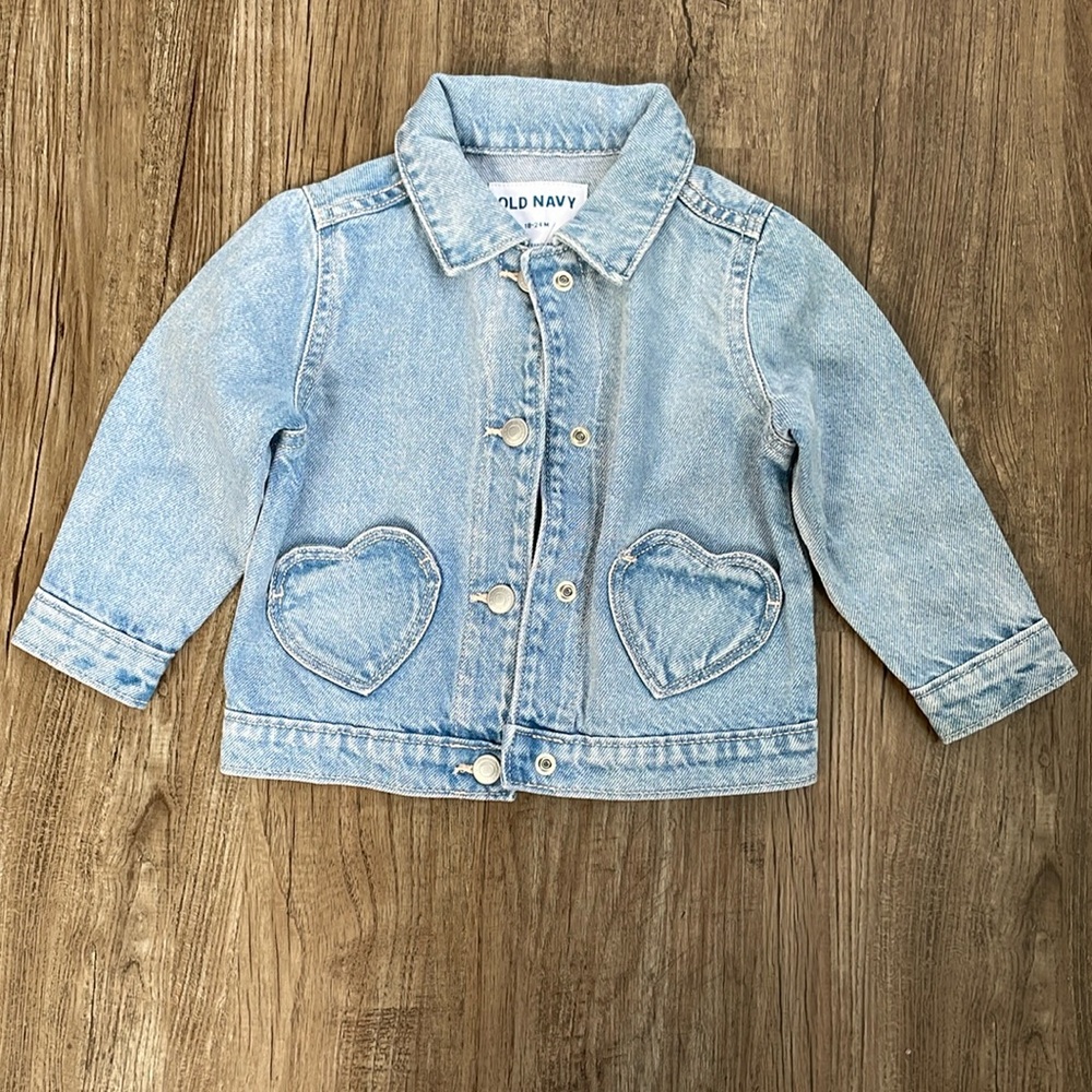 Old Navy Baby Girl Jean Jacket Size 18-24M